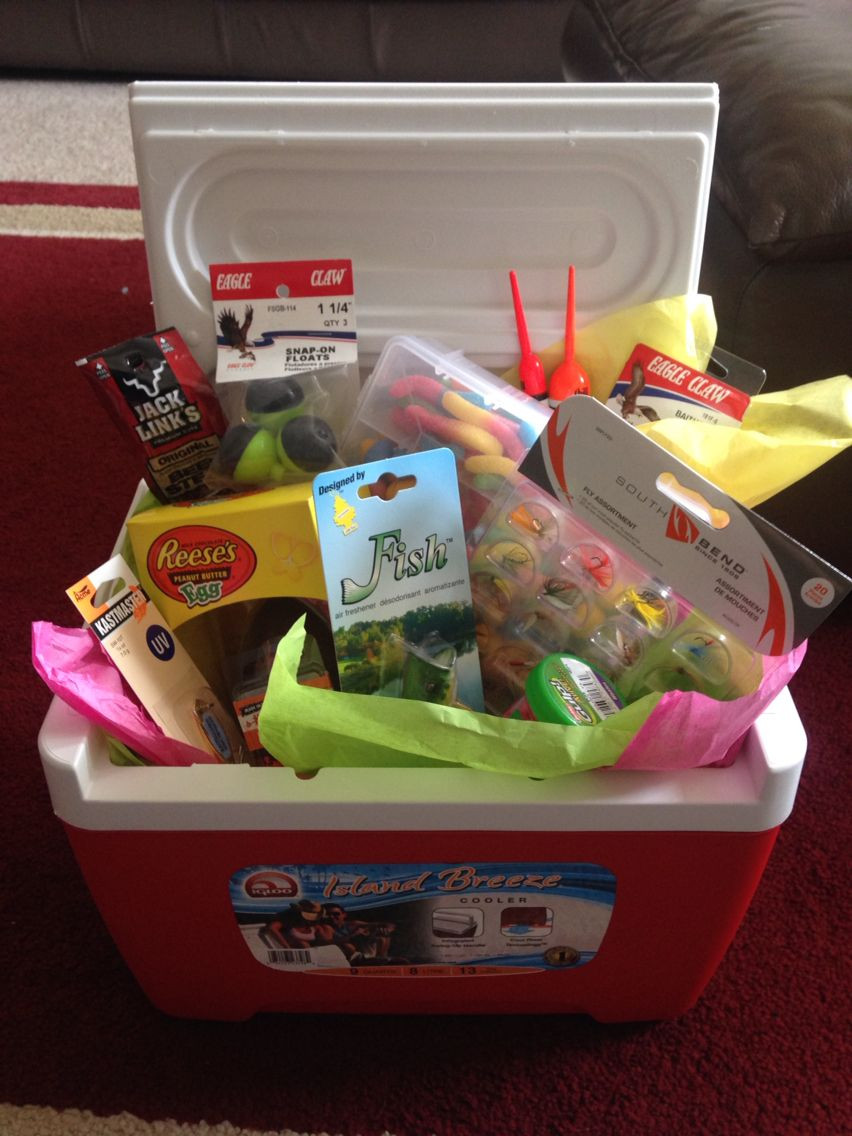 Fishing Gift Basket Ideas
 Fishing themed Easter basket