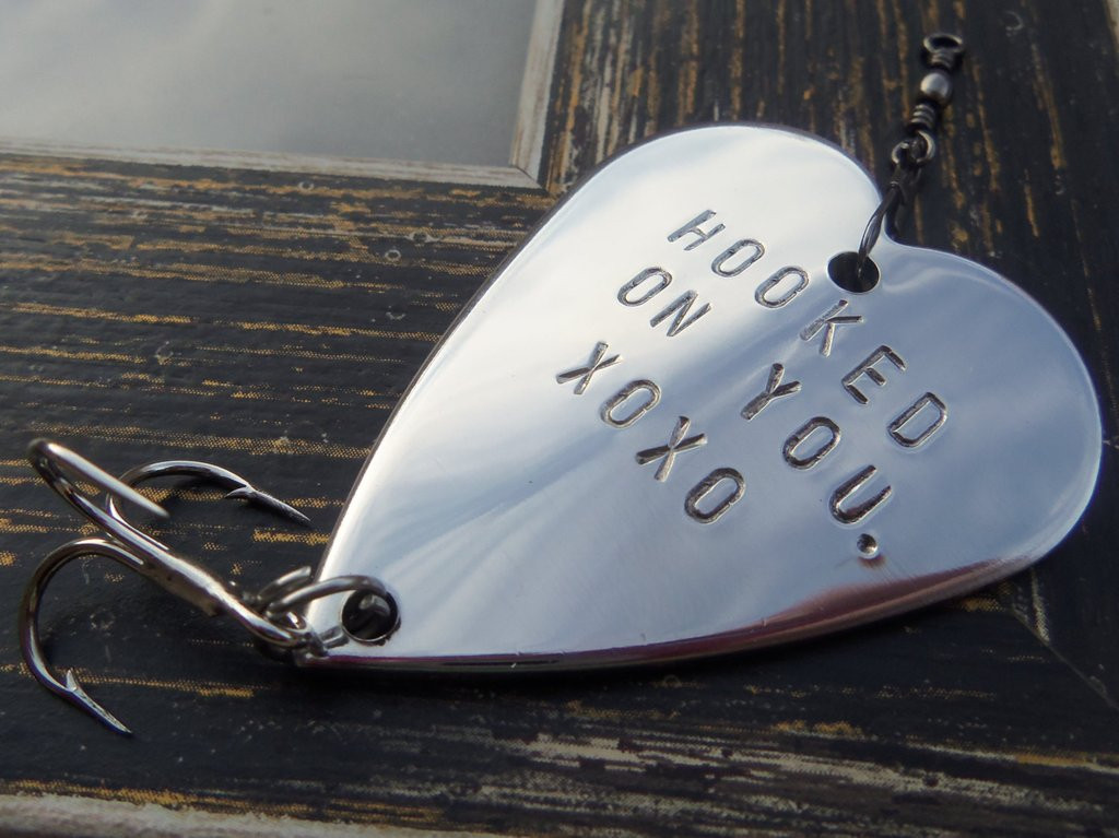 Fishing Gift Ideas For Boyfriend
 First Valentines Day Gift for Husband Fishing Lure Hooked