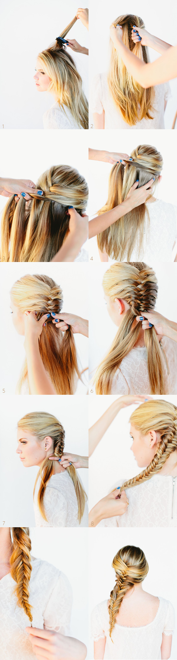 Fishtail Braid Hairstyles
 Fishtail Braid Hair Tutorial ce Wed