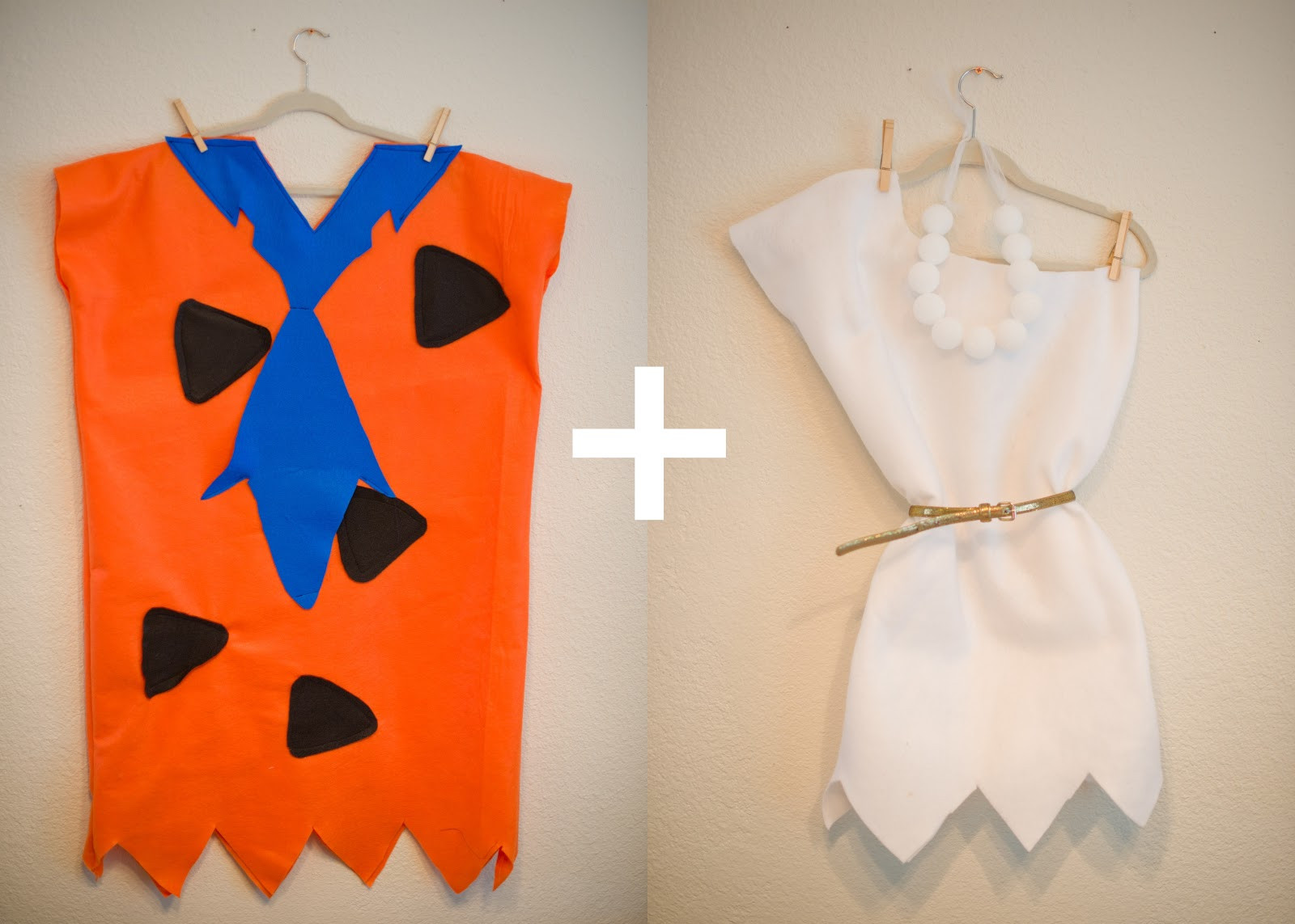 Flintstones Costumes DIY
 Domestic Fashionista Fred and Wilma Flintstone Couple s