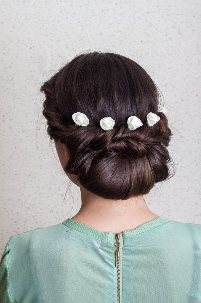 Flower Girl Updo Hairstyles
 Flower Girl Hairstyles That Flatter Girls of All Ages