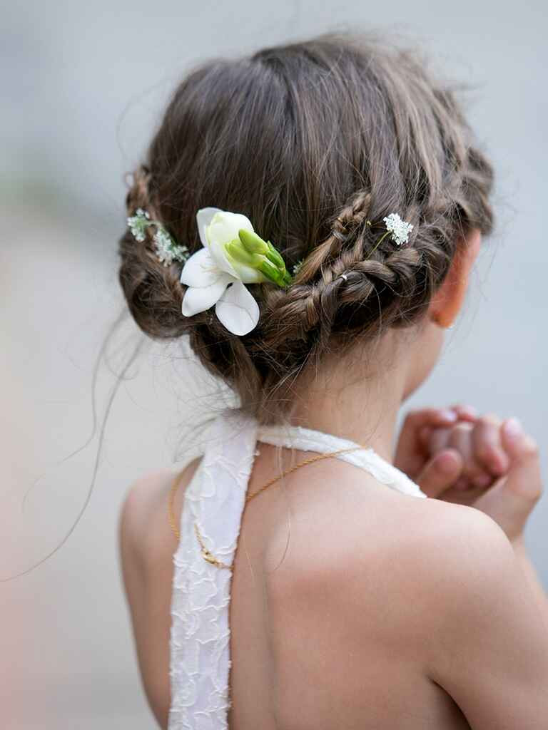 Flower Girl Updo Hairstyles
 14 Adorable Flower Girl Hairstyles