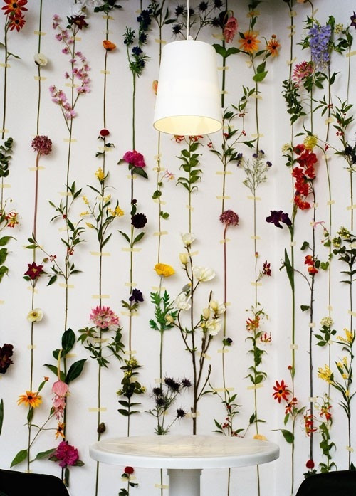 Flower Wall Decor DIY
 DIY Floral wall art