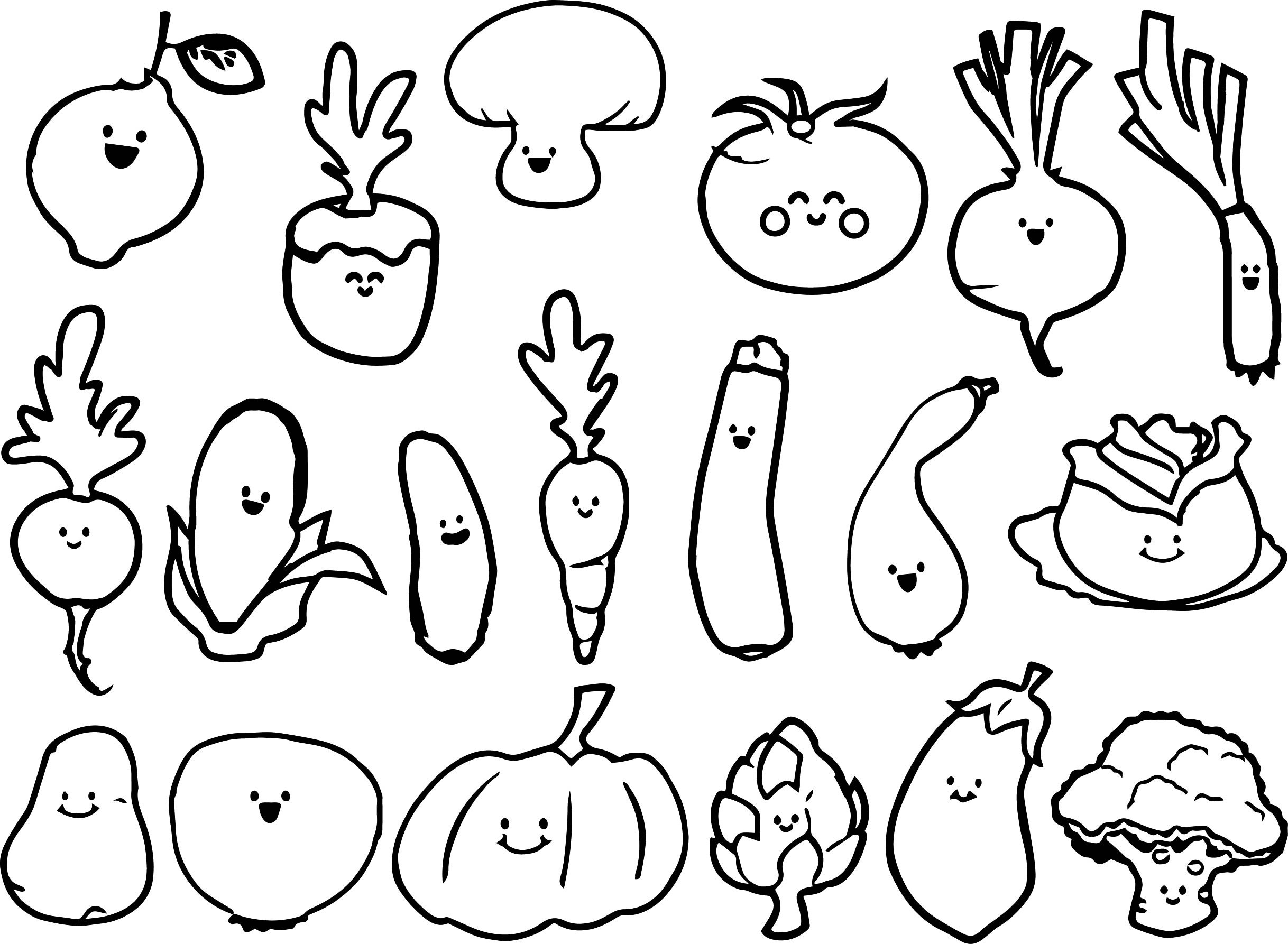 Food Coloring Pages For Kids
 Coloring Pages Healthy Foods Collection