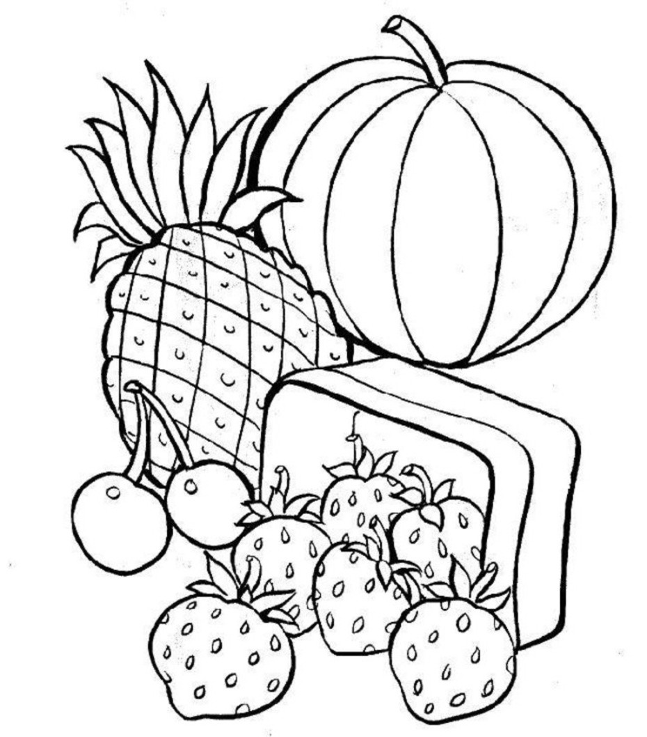 Food Coloring Pages For Kids
 Coloring Ville