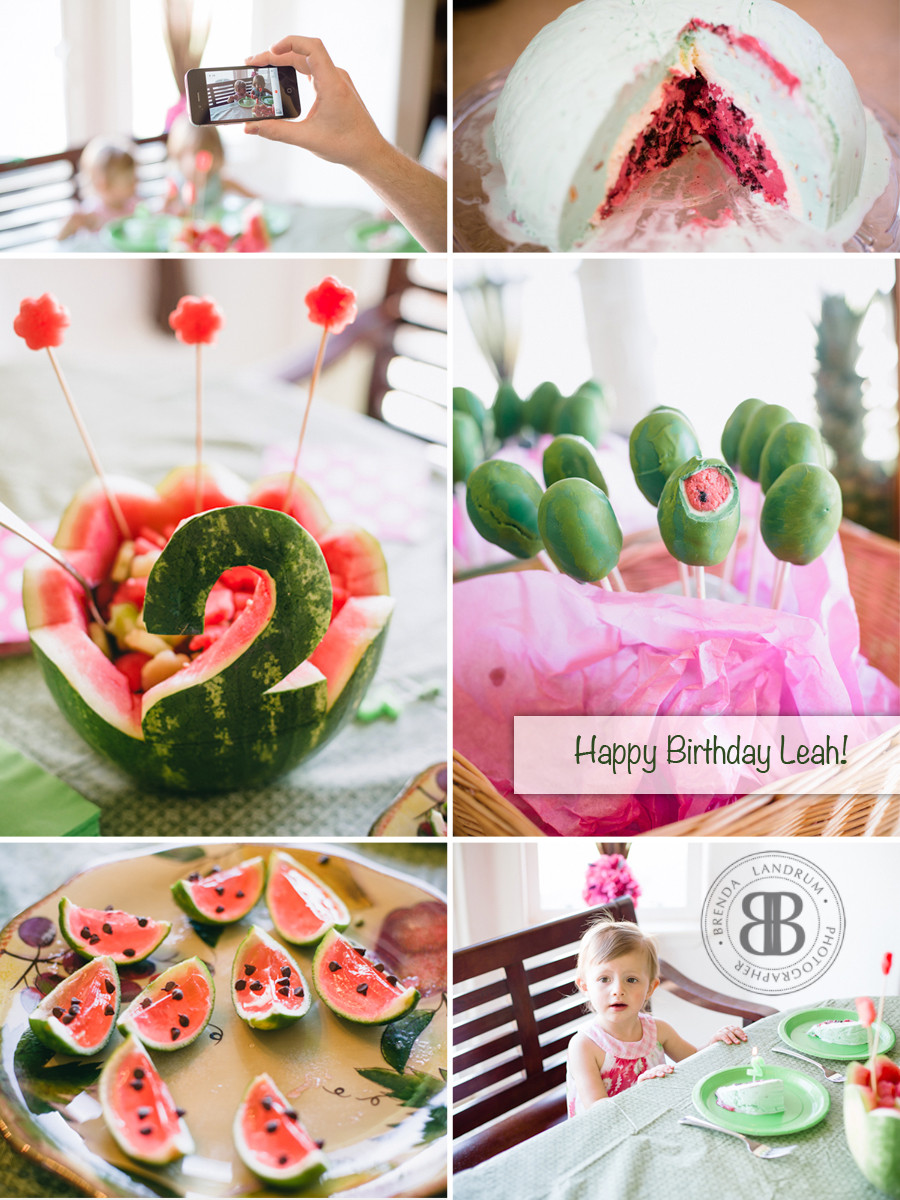 Food Ideas For A 2 Year Old Birthday Party
 A Watermelon Birthday Party – Brenda Landrum – Portrait