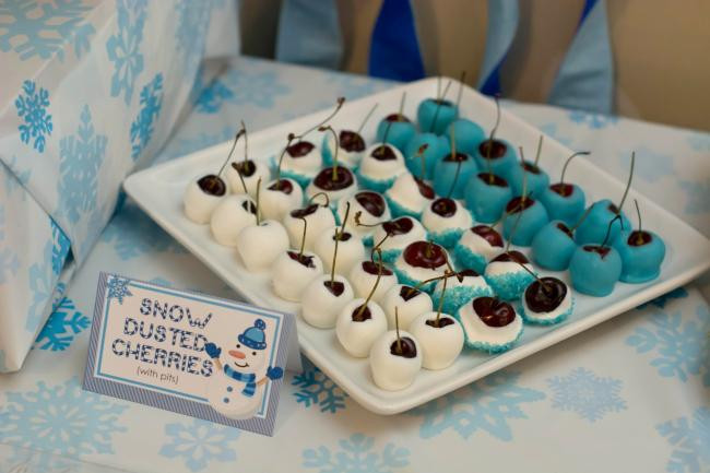 Food Ideas For A Winter Beach Party
 Boy s Winter ONEderland 1st Birthday Party Spaceships