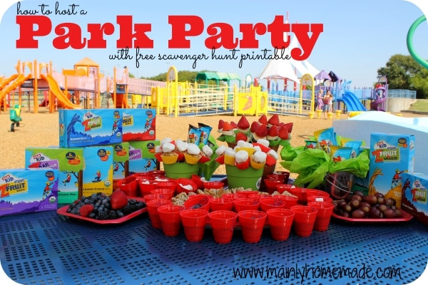 Food Ideas For Birthday Party At The Park
 Park Scavenger Hunt and Outdoor Party to Get Kids Active