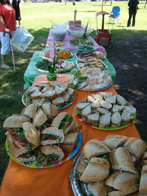 Food Ideas For Birthday Party At The Park
 First Birthday Catering at the Park