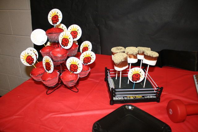 Food Ideas For Boxing Match Party
 40 best images about Boxing themed party ideas on