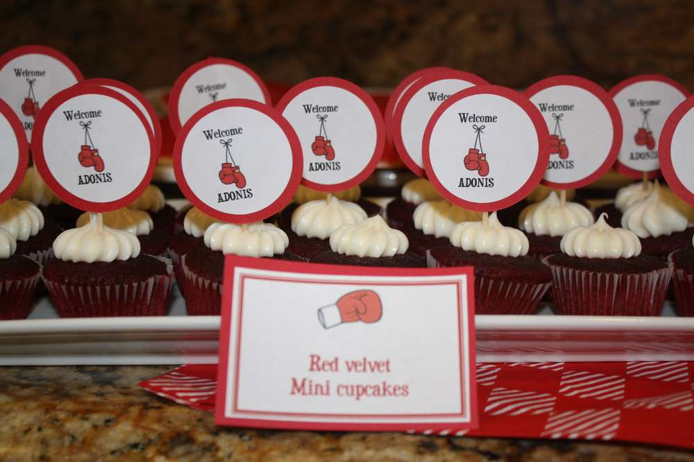 Food Ideas For Boxing Match Party
 Boxing Baby Shower Party Ideas 11 of 12