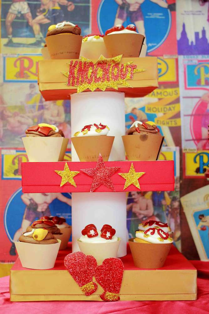 Food Ideas For Boxing Match Party
 Vintage Boxing Birthday Party Ideas