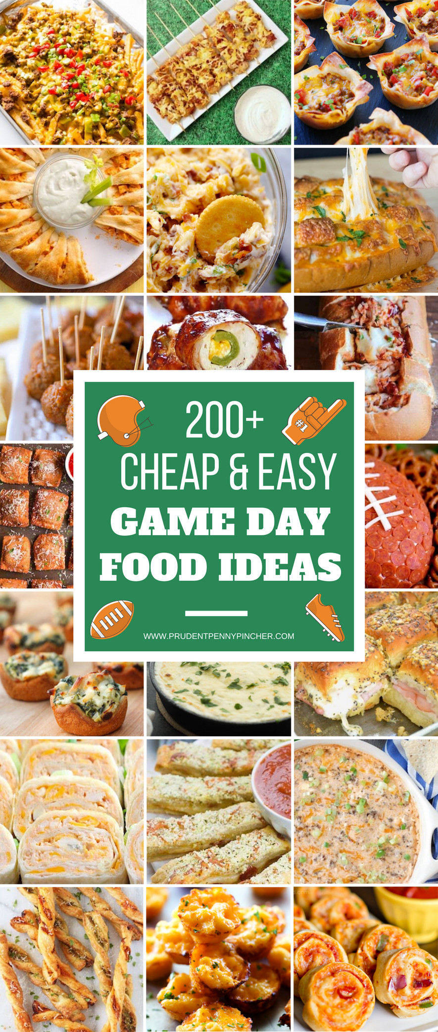 Food Ideas For Football Party
 200 Cheap and Easy Football Party Foods Prudent Penny