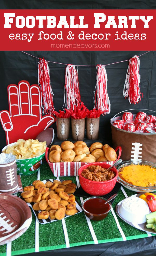 Food Ideas For Football Party
 Football Party – Easy food & decor ideas