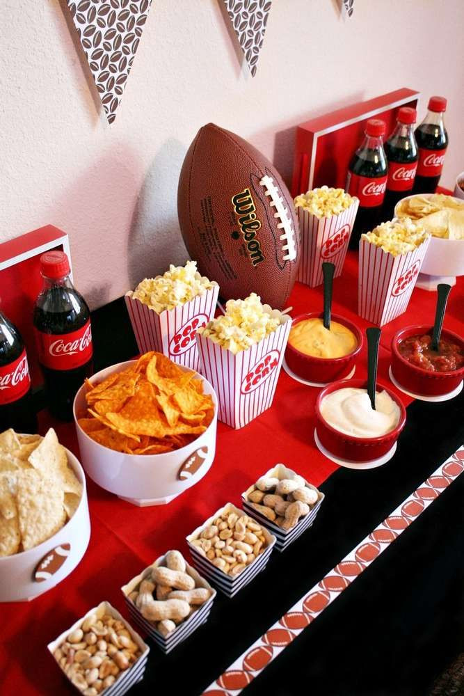 Food Ideas For Football Party
 311 best Football Party Ideas images on Pinterest