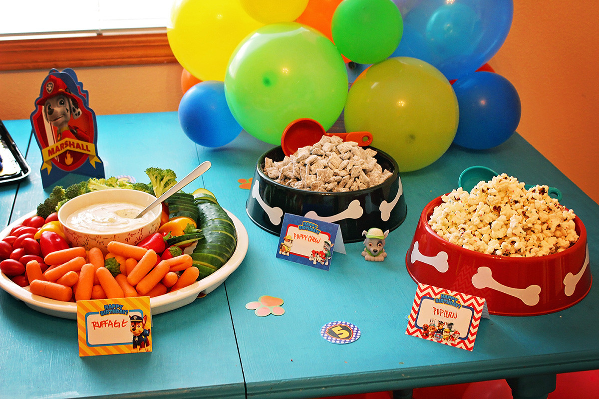 Food Ideas For Paw Patrol Birthday Party
 Paw Patrol Party 5th Birthday – A Well Crafted Party