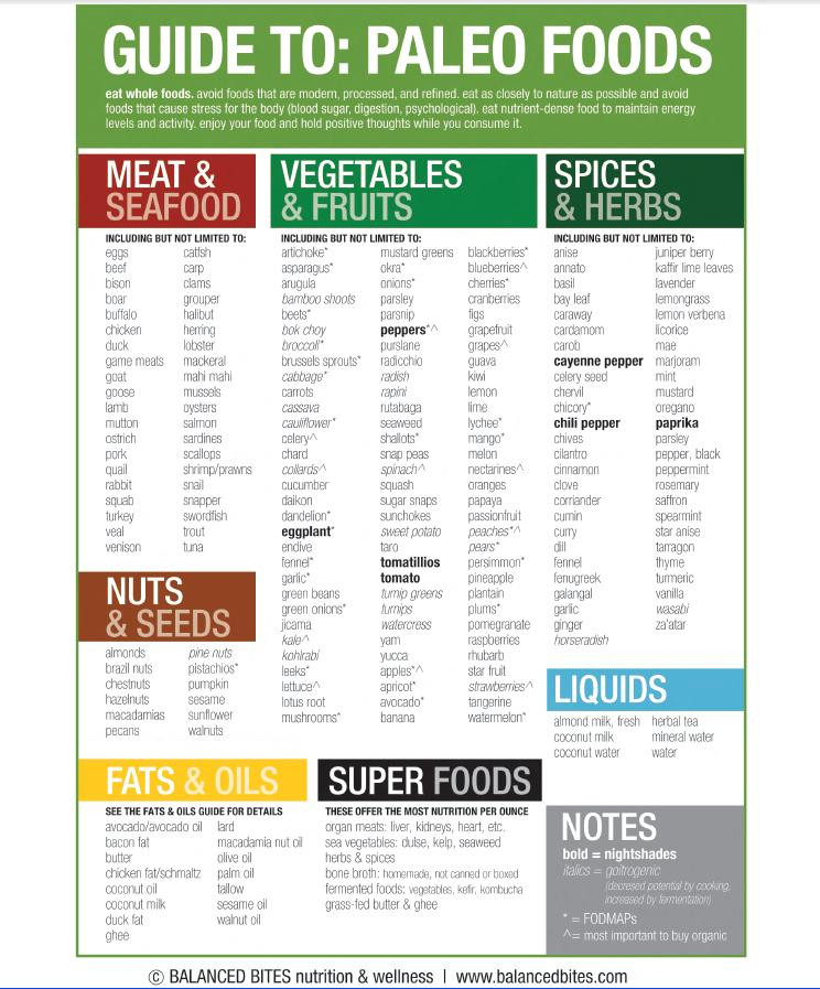 Food List For Paleo Diet
 What Is The Paleo Diet Lake Norman Integrative Wellness