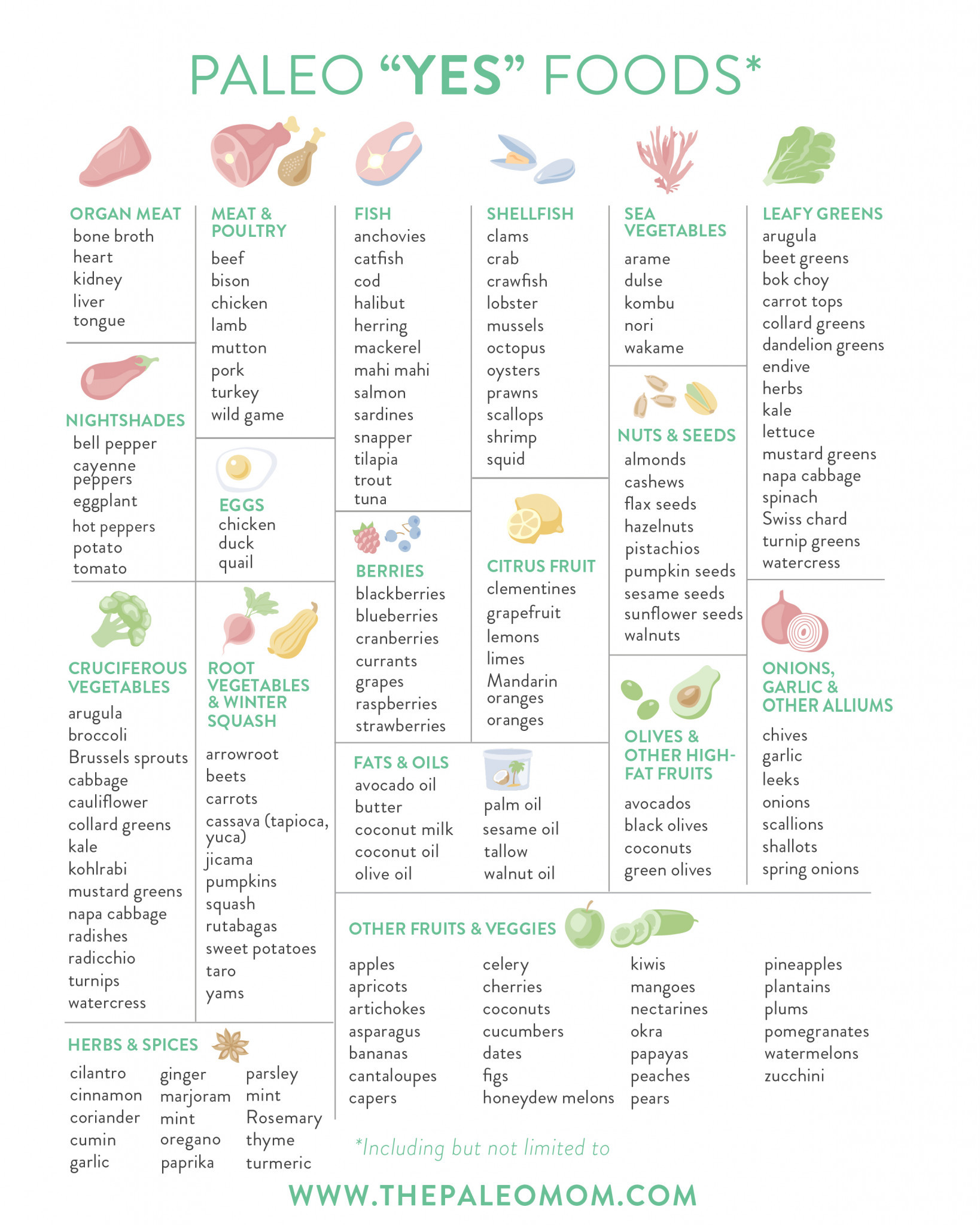 Food List For Paleo Diet
 What is the Paleo Diet The Paleo Mom