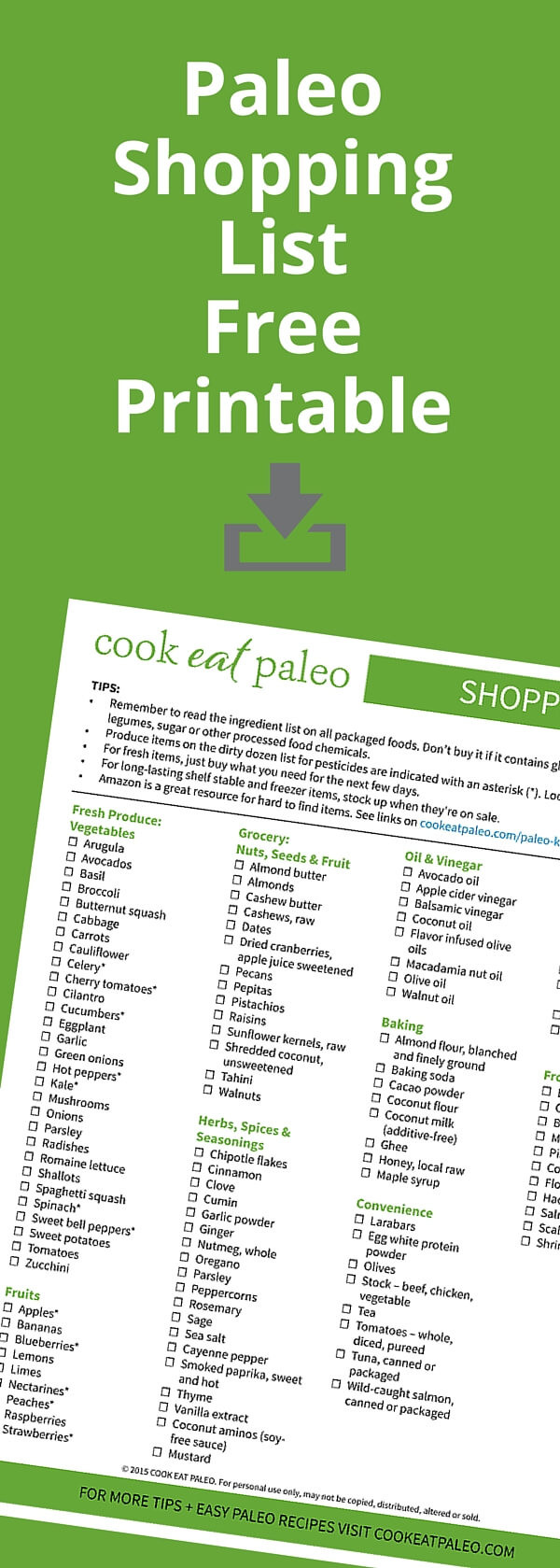 Food List For Paleo Diet
 How to Stock a Paleo Pantry Cook Eat Paleo