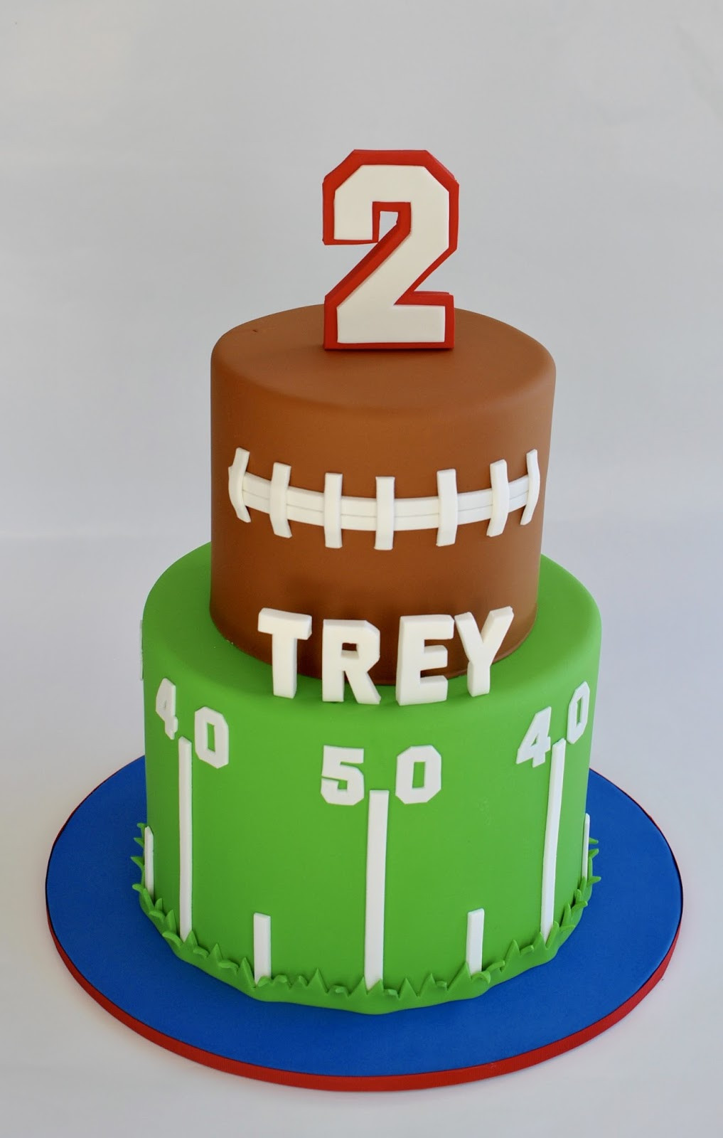 Football Birthday Cake
 Hope s Sweet Cakes Sports Cakes