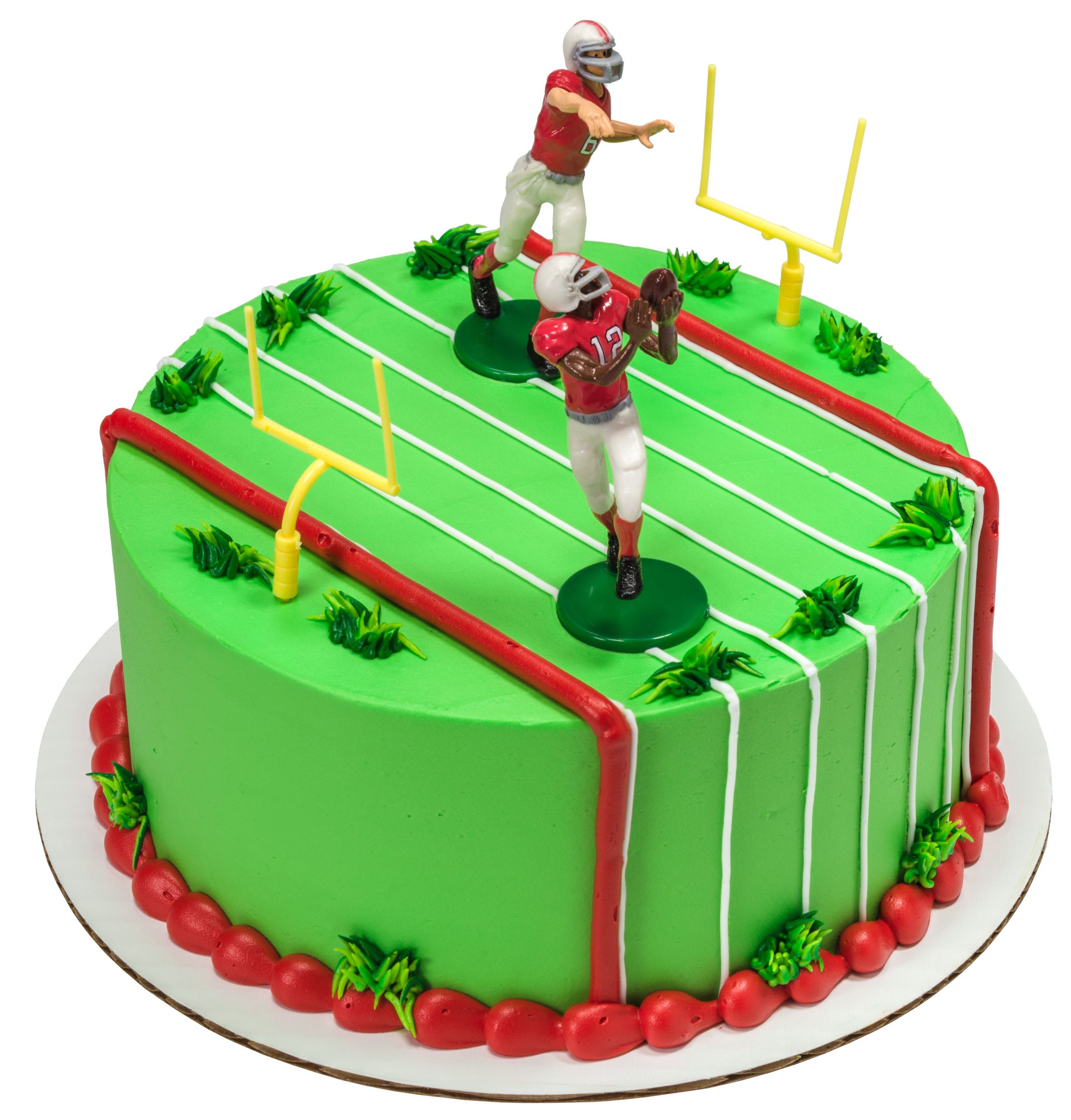 Football Birthday Cake
 Touchdown Football DecoSet