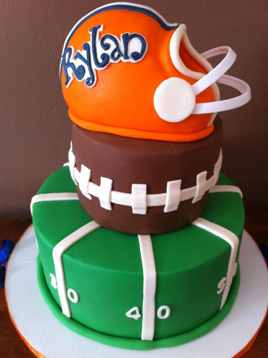 Football Birthday Cake
 Football Birthday Cake CakeCentral