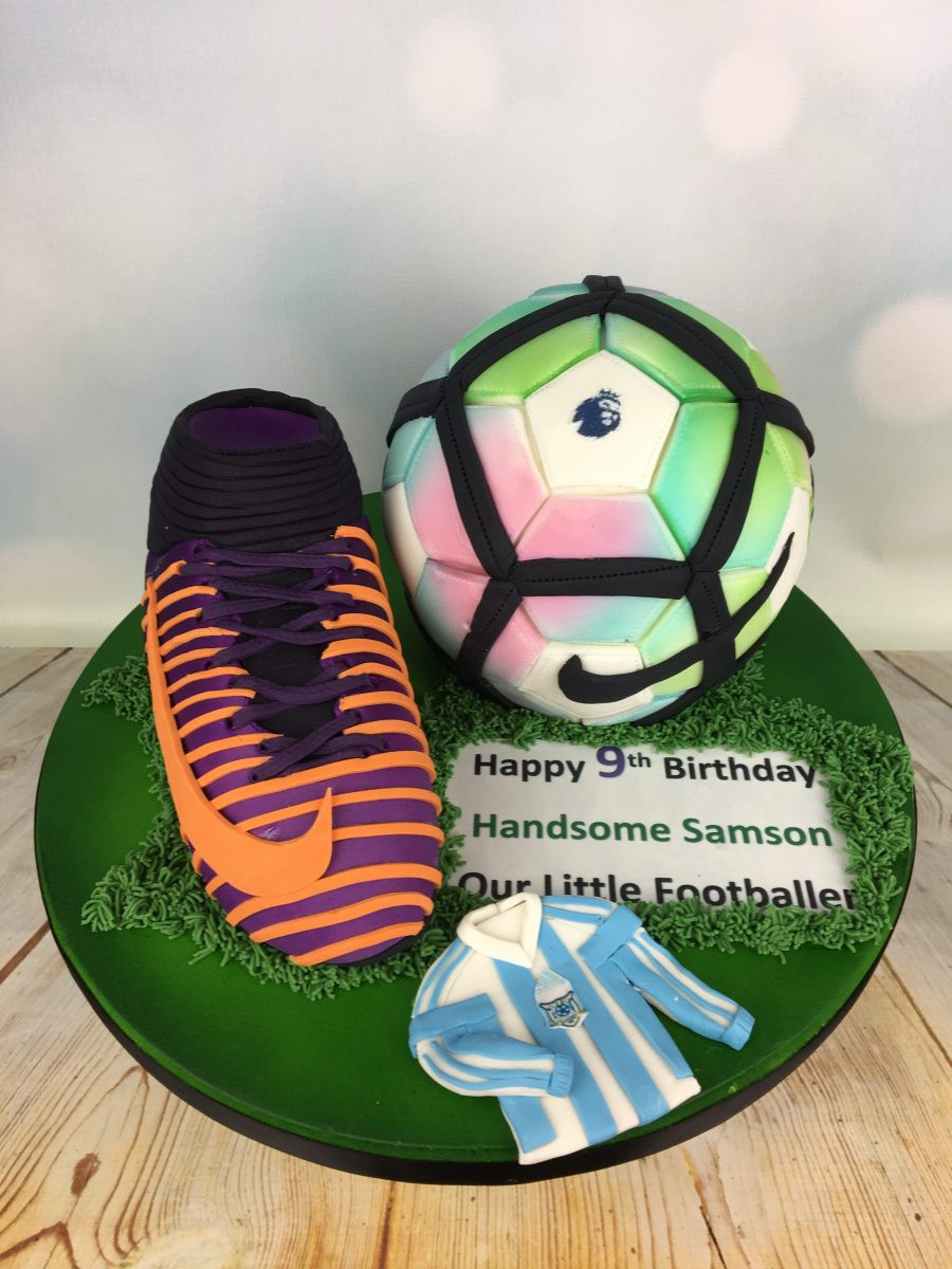 Football Birthday Cake
 Football and boot Birthday cake Mel s Amazing Cakes