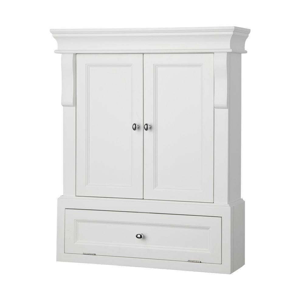 Foremost Bathroom Wall Cabinet
 Foremost Naples 26 1 2 in W x 32 3 4 in H x 8 in D