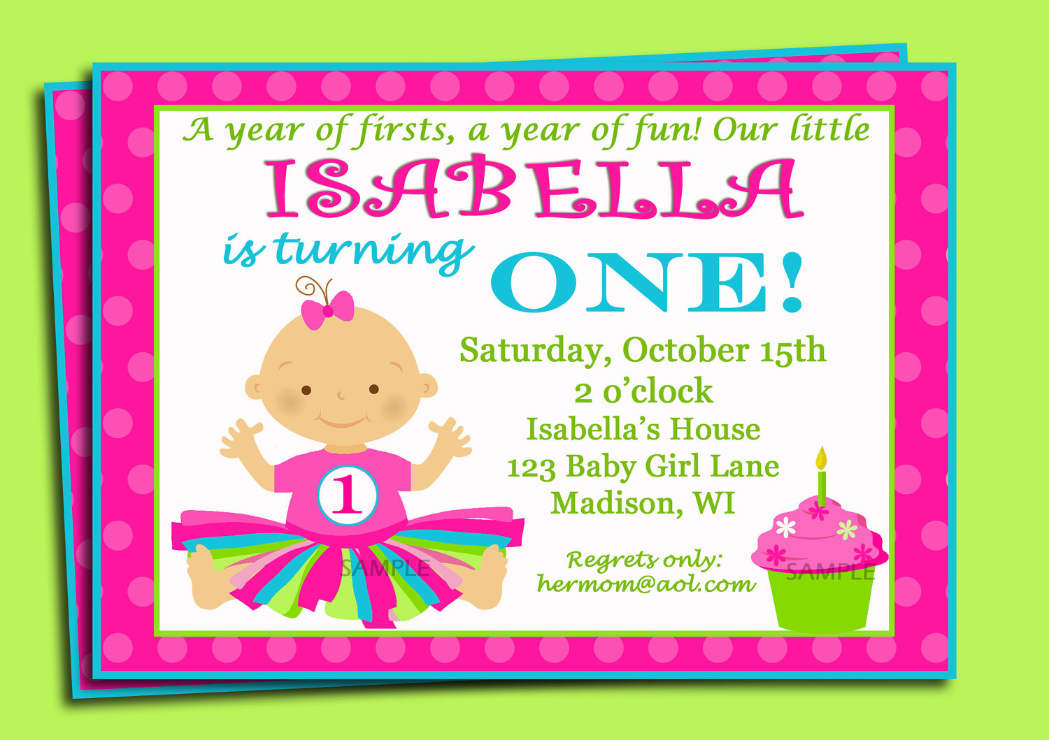 Free 1st Birthday Invitations
 Free Printable 1st Birthday Invitations – FREE PRINTABLE