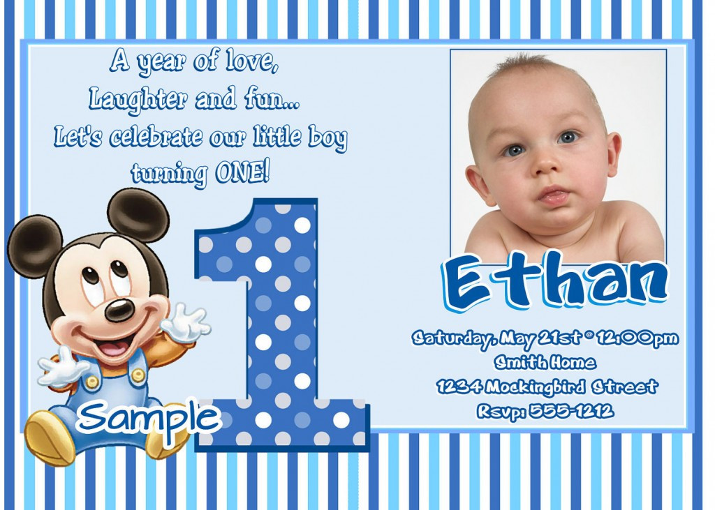 Free 1st Birthday Invitations
 1st Wording Birthday Invitations Ideas – Bagvania FREE