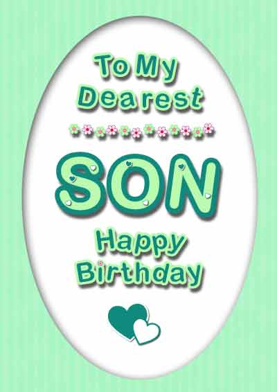 Free Birthday Cards For Son
 Free Printable Birthday Cards for Your Son or Daughter