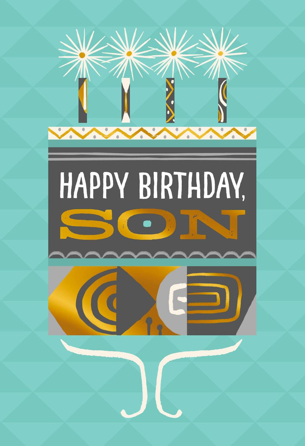 Free Birthday Cards For Son
 You Are Loved and Celebrated Birthday Card for Son