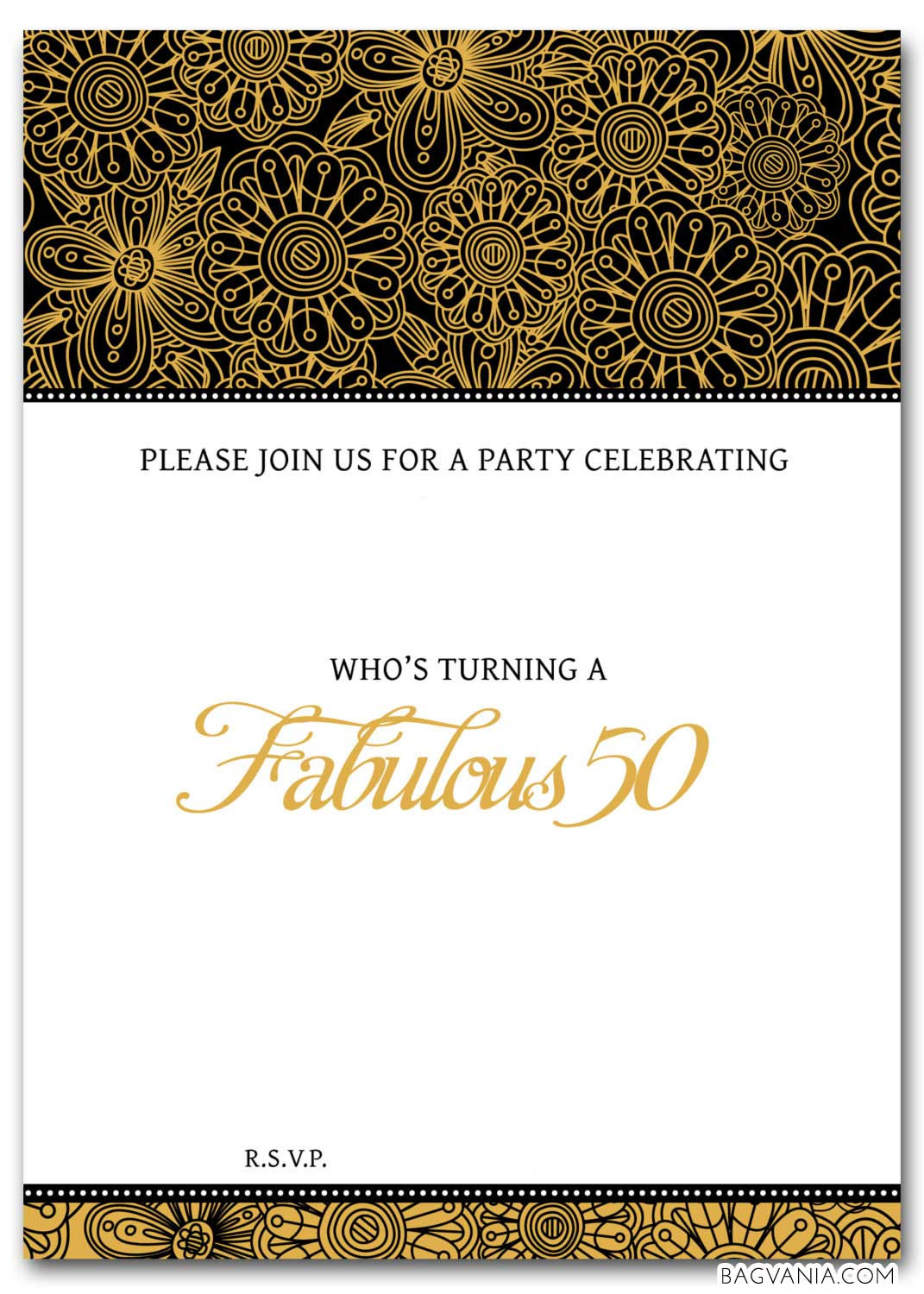 Free Birthday Invitation Templates For Word
 FREE 50th Birthday Party Invitations Wording – FREE