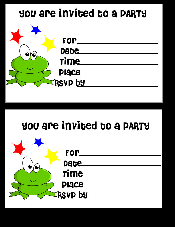 Free Birthday Invitations Printable
 Free Printable Birthday Invitation