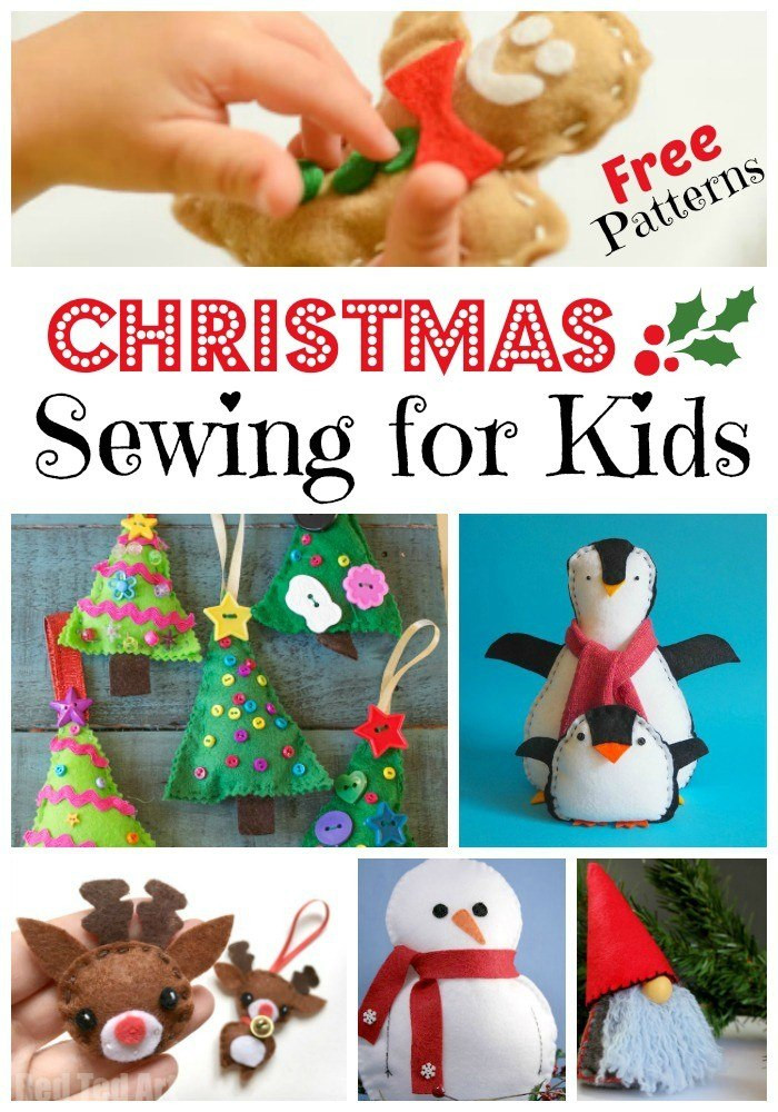 Free Craft Ideas For Kids
 Christmas Sewing Projects for Kids with FREE Patterns