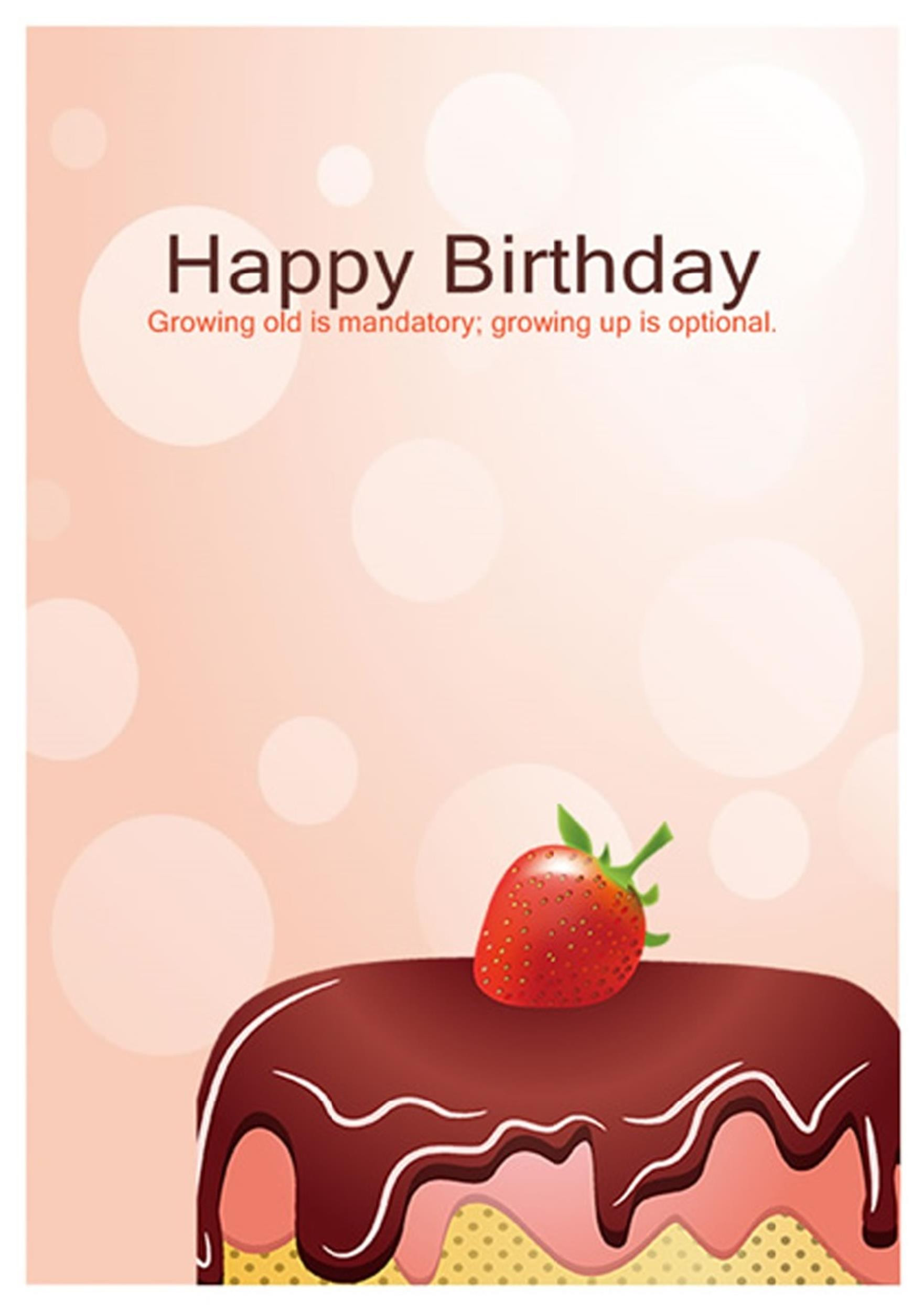 Free Download Birthday Cards
 40 FREE Birthday Card Templates TemplateLab