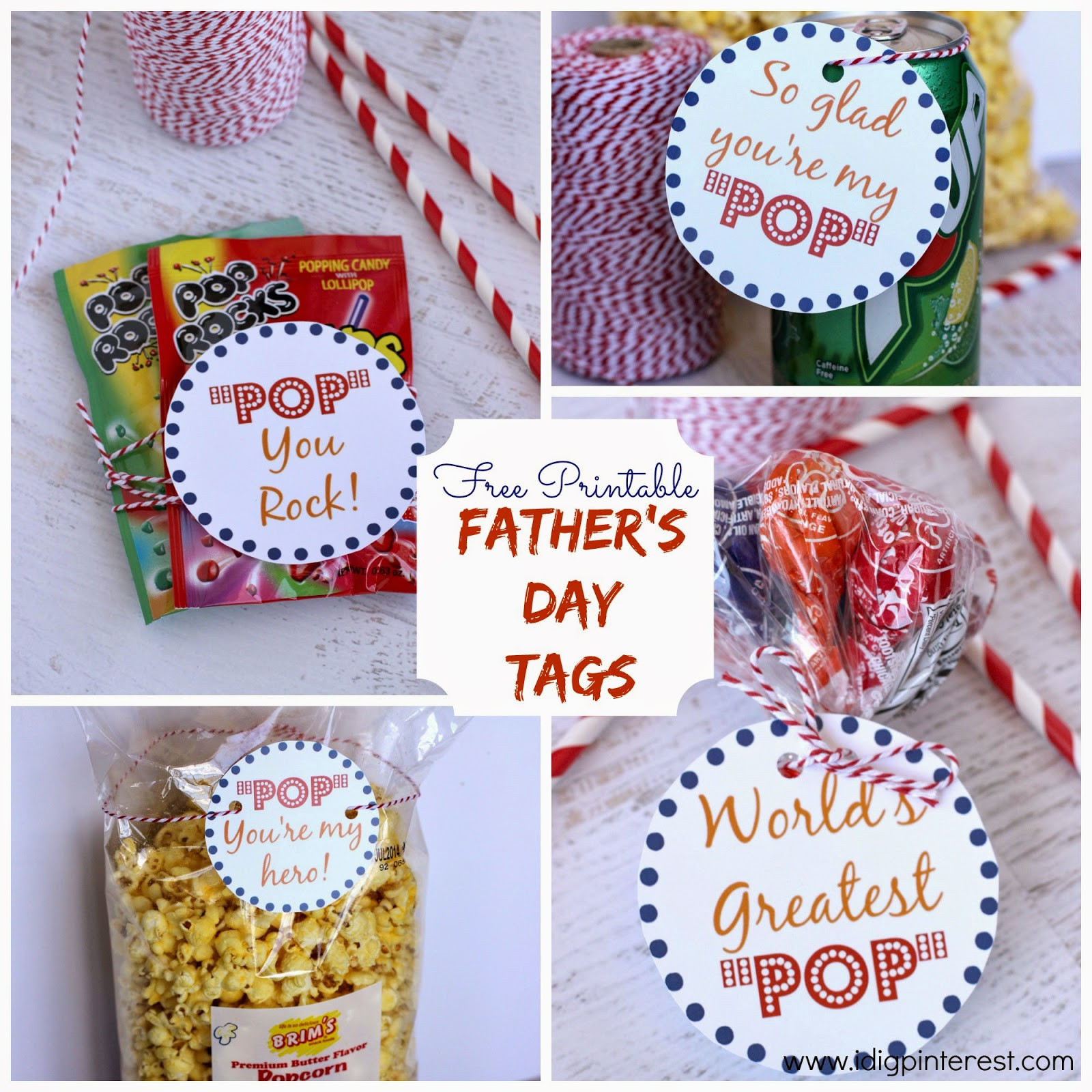 Free Fathers Day Gift Ideas
 Father s Day "POP" Free Printables I Dig Pinterest