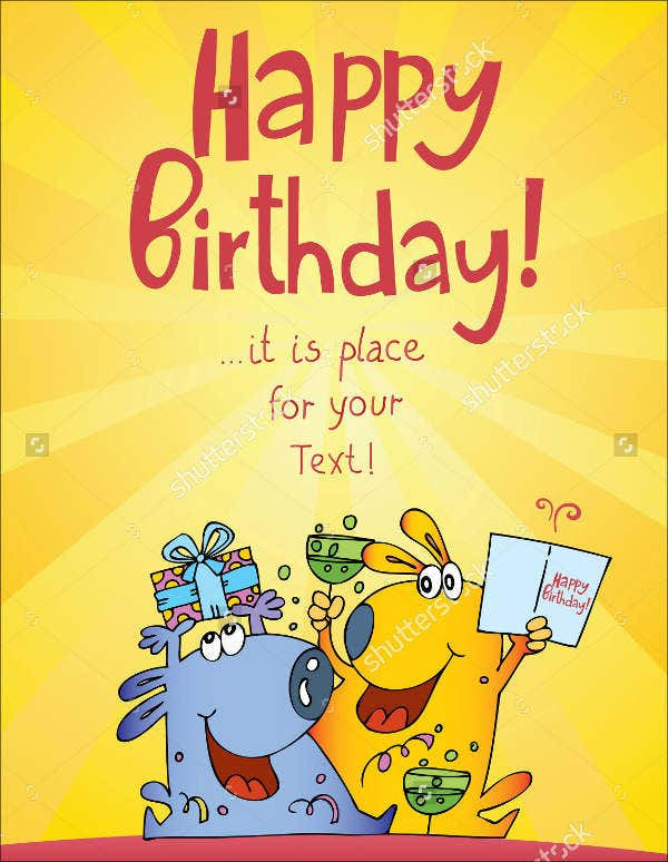 Free Funny Happy Birthday Cards
 9 Funny Birthday Card Templates Free PSD Vector AI EPS