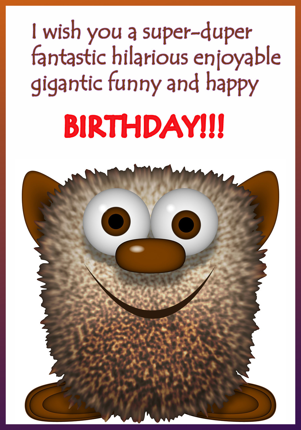 Free Funny Printable Birthday Cards
 Funny Printable Birthday Cards