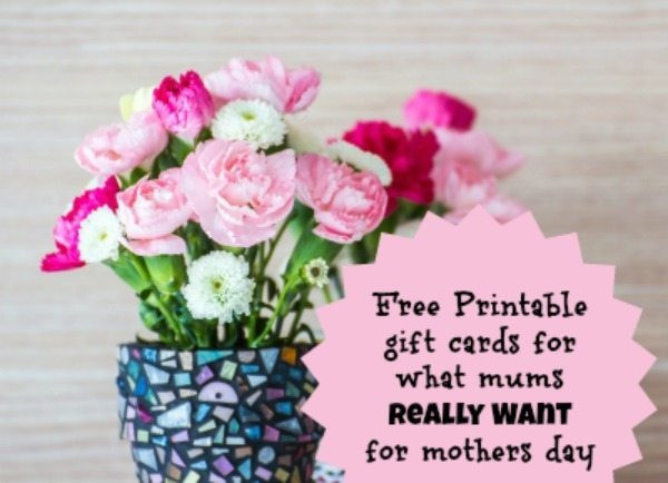 Free Mother'S Day Gift Ideas
 11 Mother s day t ideas Free printable t cards for