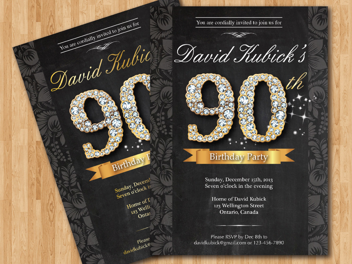 Free Printable 90th Birthday Invitations
 Free Printable 90th Birthday Invitations – FREE Printable