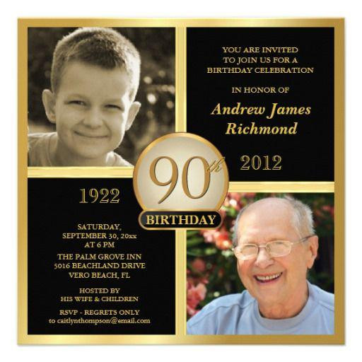 Free Printable 90th Birthday Invitations
 15 90th birthday invitations Tips Sample Templates