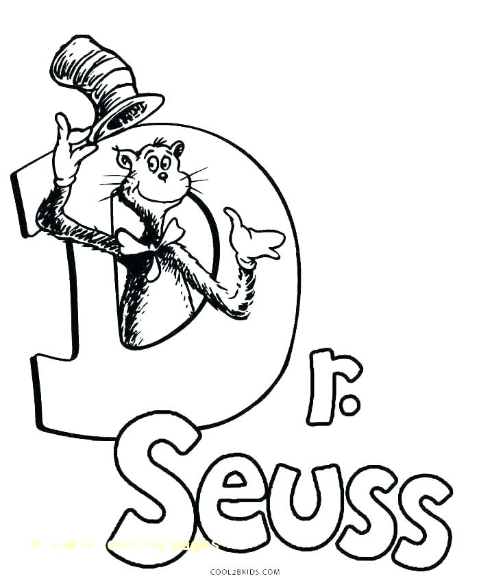 Free Printable Dr Seuss Coloring Pages
 Cat In The Hat Coloring Pages Free Printable at