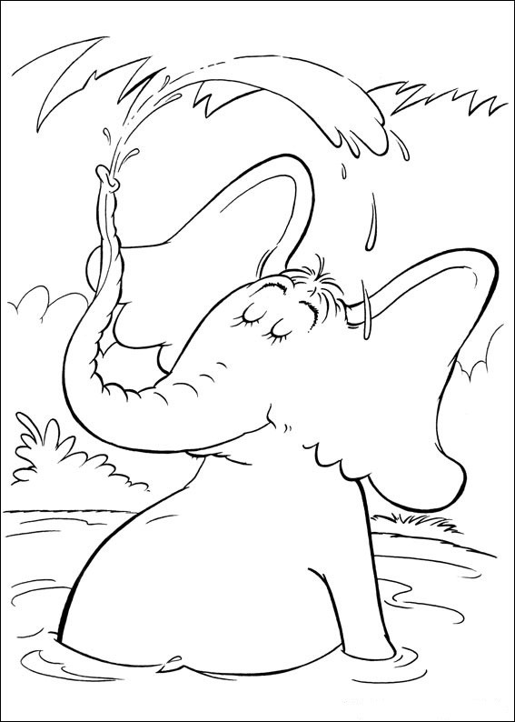 Free Printable Dr Seuss Coloring Pages
 Fun Coloring Pages Horton Dr Seuss Coloring Pages