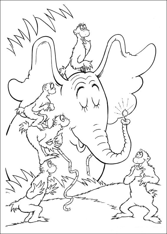 Free Printable Dr Seuss Coloring Pages
 Fun Coloring Pages Horton Dr Seuss Coloring Pages