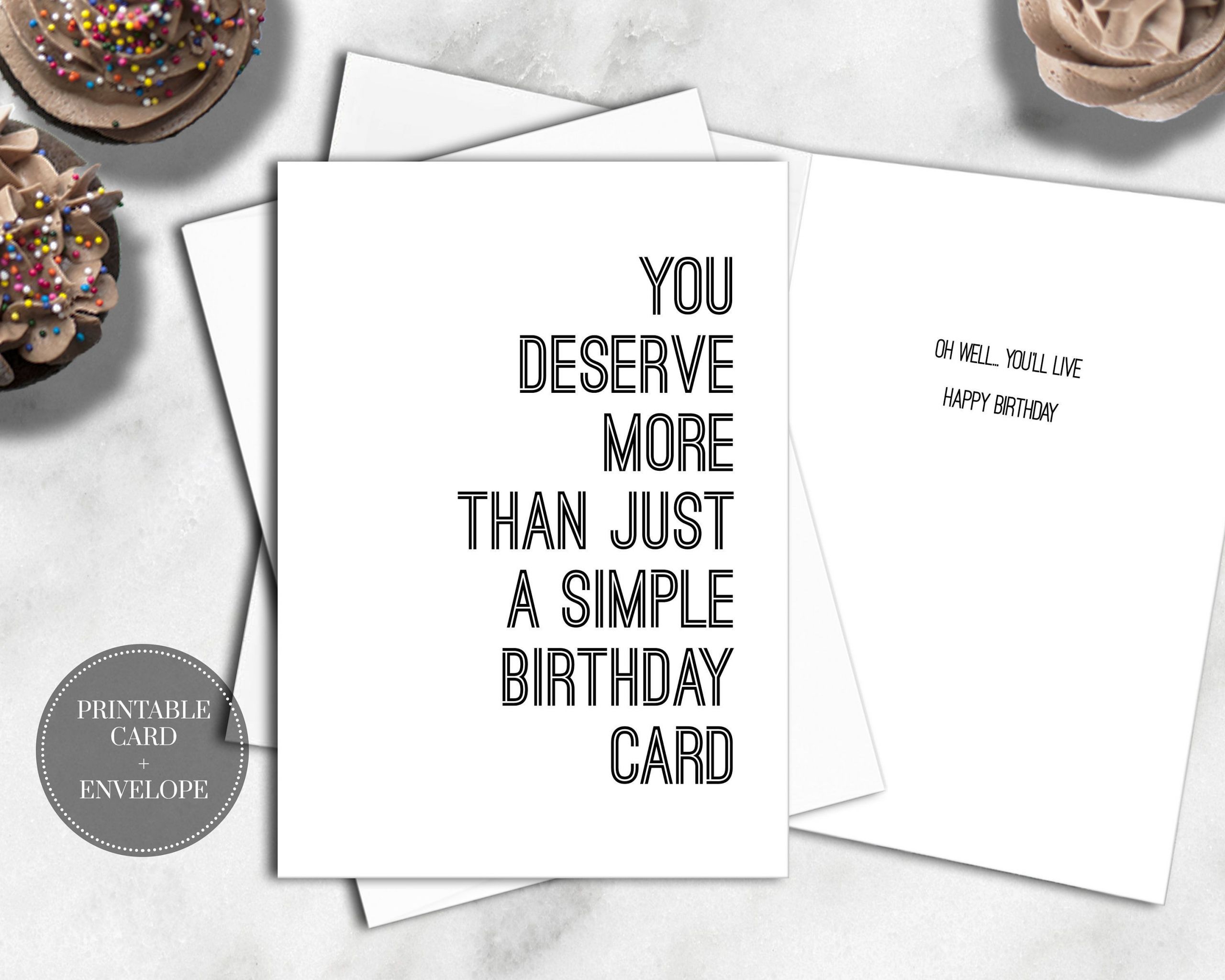 Free Printable Funny Birthday Cards For Him
 PRINTABLE Funny Birthday Card for Him INSTANT DOWNLOAD