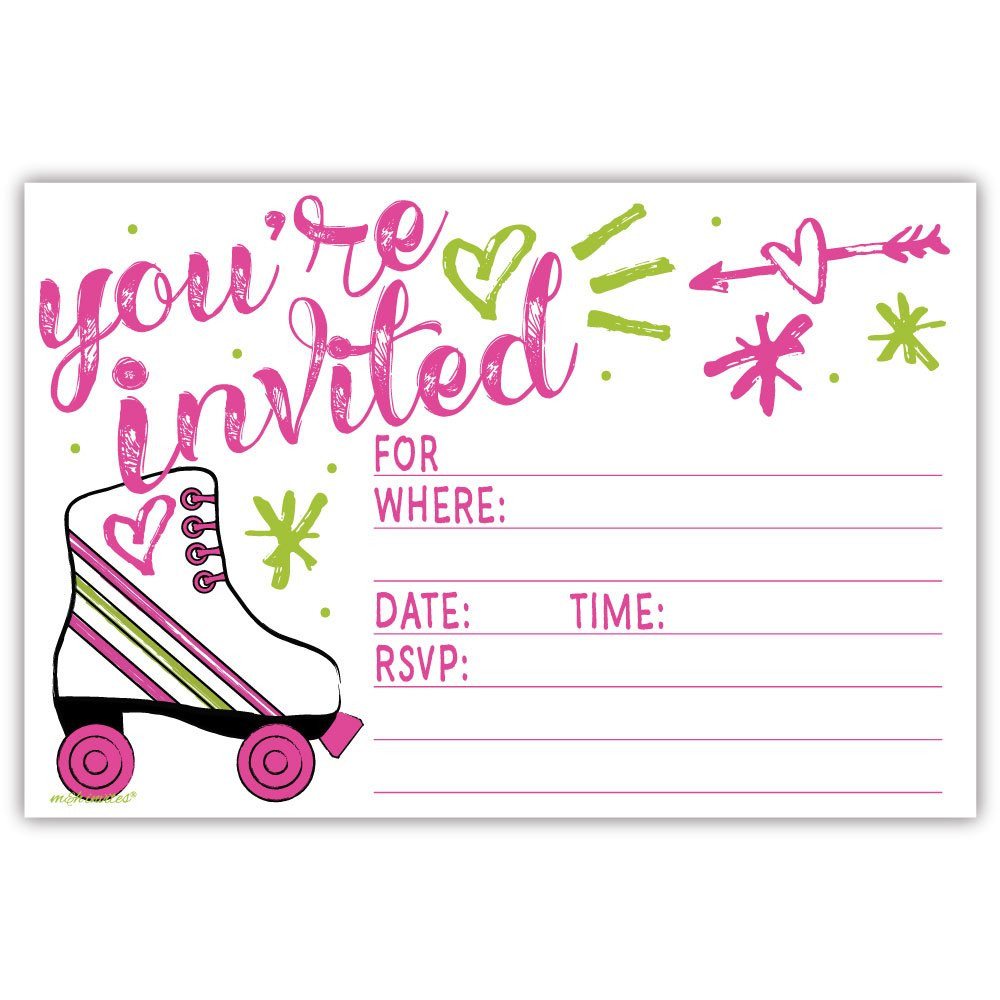 Free Printable Roller Skating Birthday Party Invitations
 Others Charming Roller Skating Party Invitations Ideas