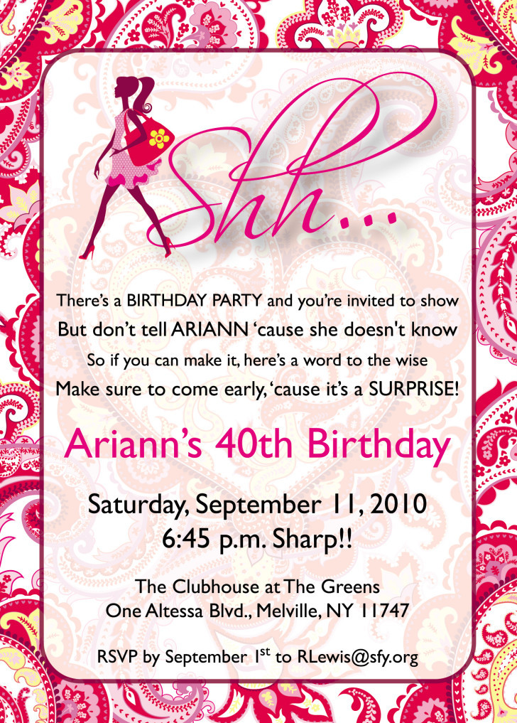 Free Printable Surprise Birthday Invitations
 Free Printable Surprise Birthday Invitations