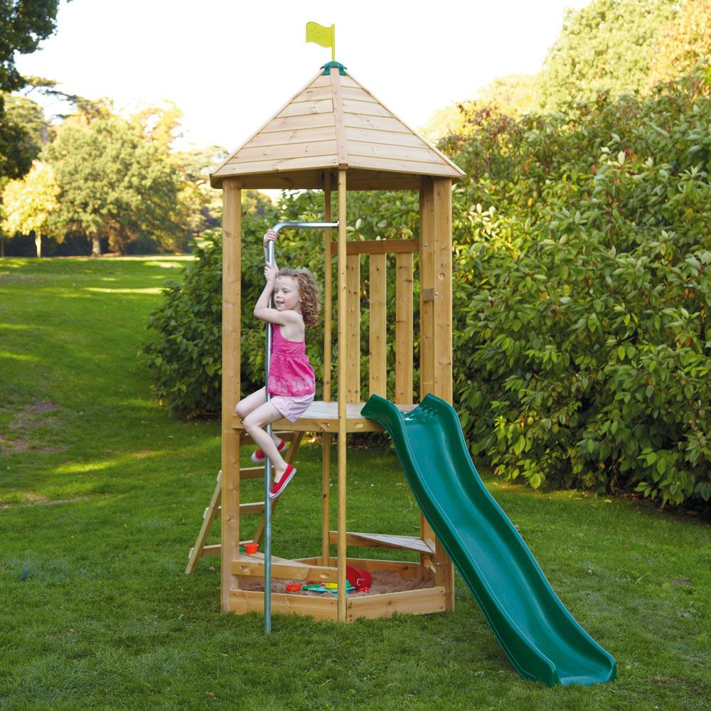 Free Standing Slides For Backyard
 Castlewood Climbing Frame We don’t all have huge back