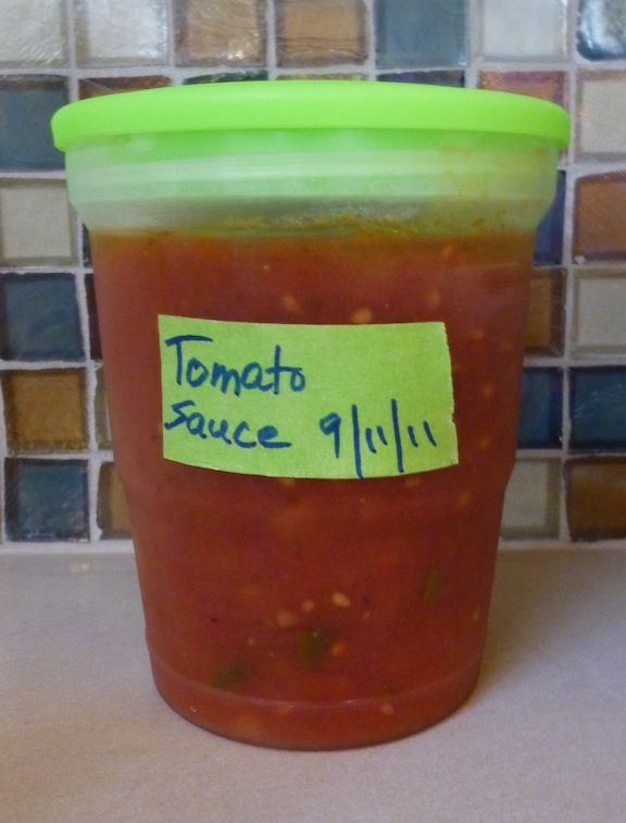 Freezing Tomato Sauce
 Easiest Way To Make And Freeze Tomato Sauce A Few Pints At